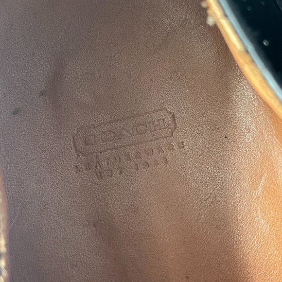 Coach Men’s Garson Lace Up Dress Shoes Brown Size 12 D - Picture 11 of 12